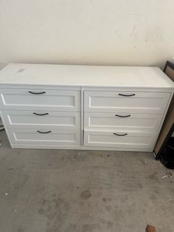 White dresser