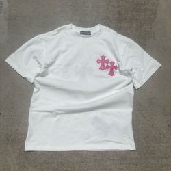 Chrome heart tee