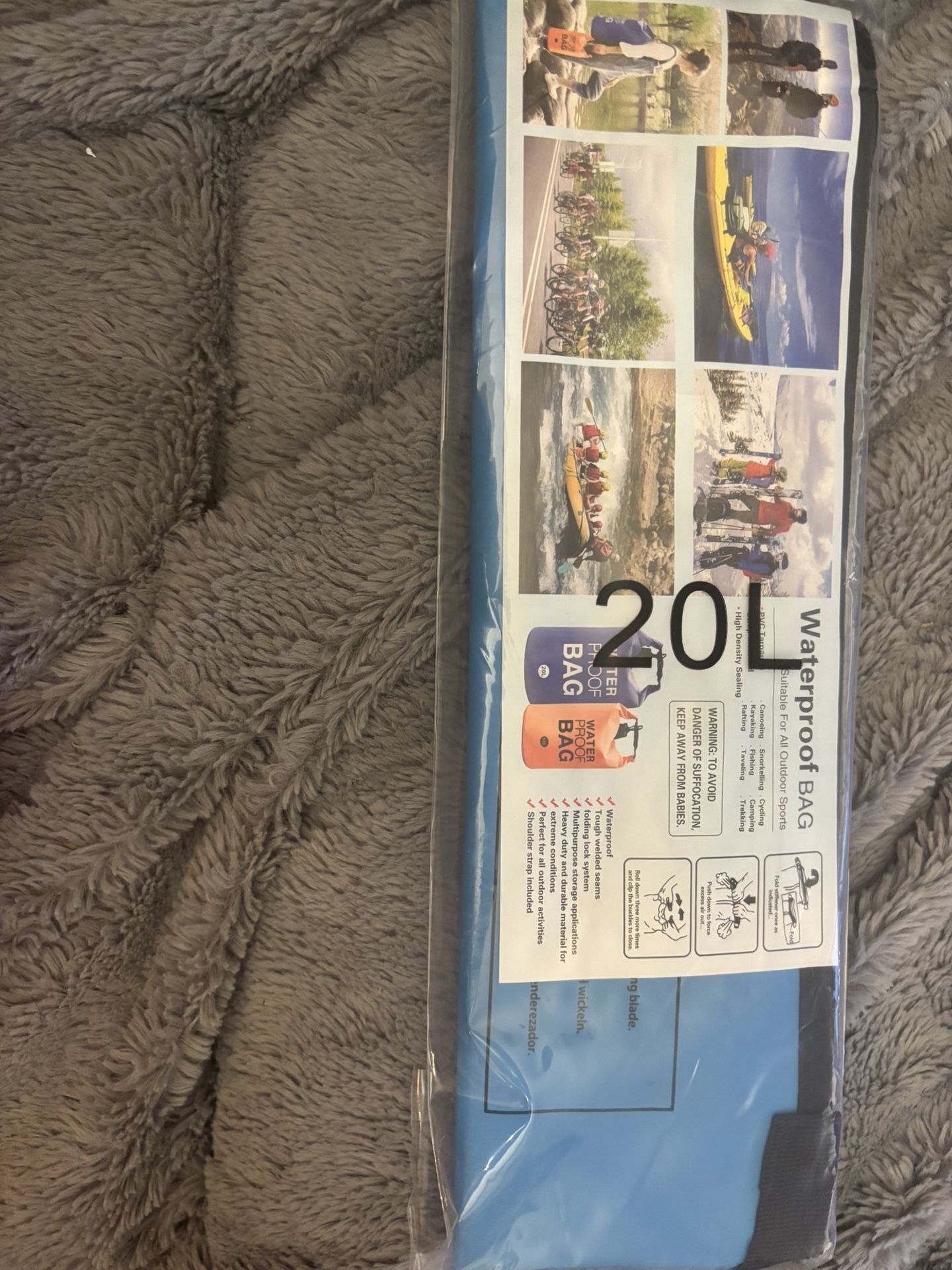 New 20L waterproof bag I have 4 of them 2 blue and 2 black 10.00 each