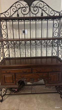Table with drawers and 2 levels