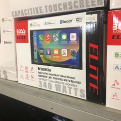 Boss Elite 7 Inch Wireless Apple CarPlay Stereo