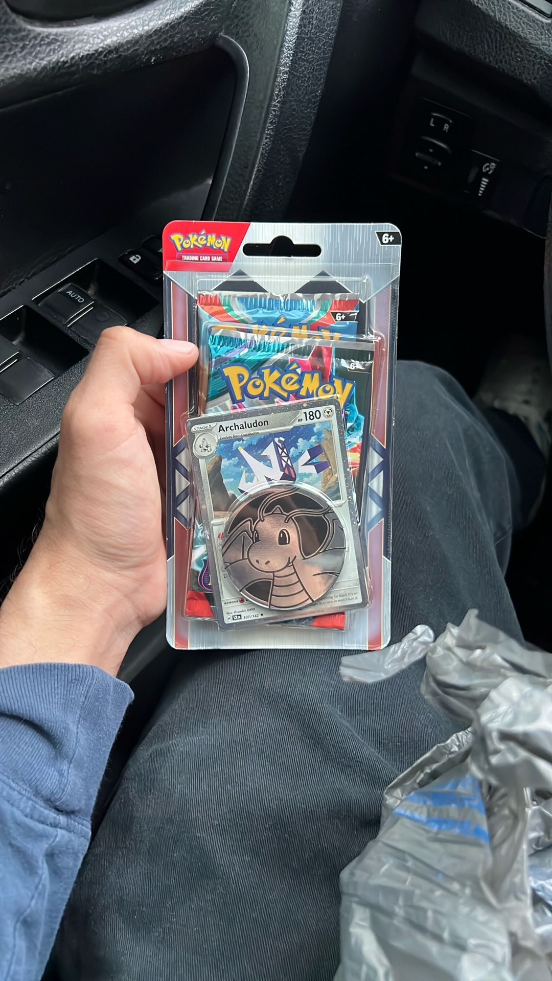 Pokemon Dual booster Pack-Dragonite coin