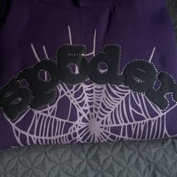 PURPLE SP5DER HOODIE