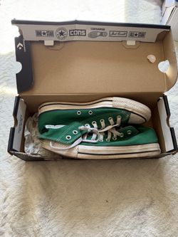 Green High top Converse