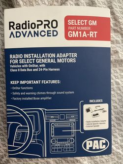 RadioPro Advanced Radio Installation Adaptor