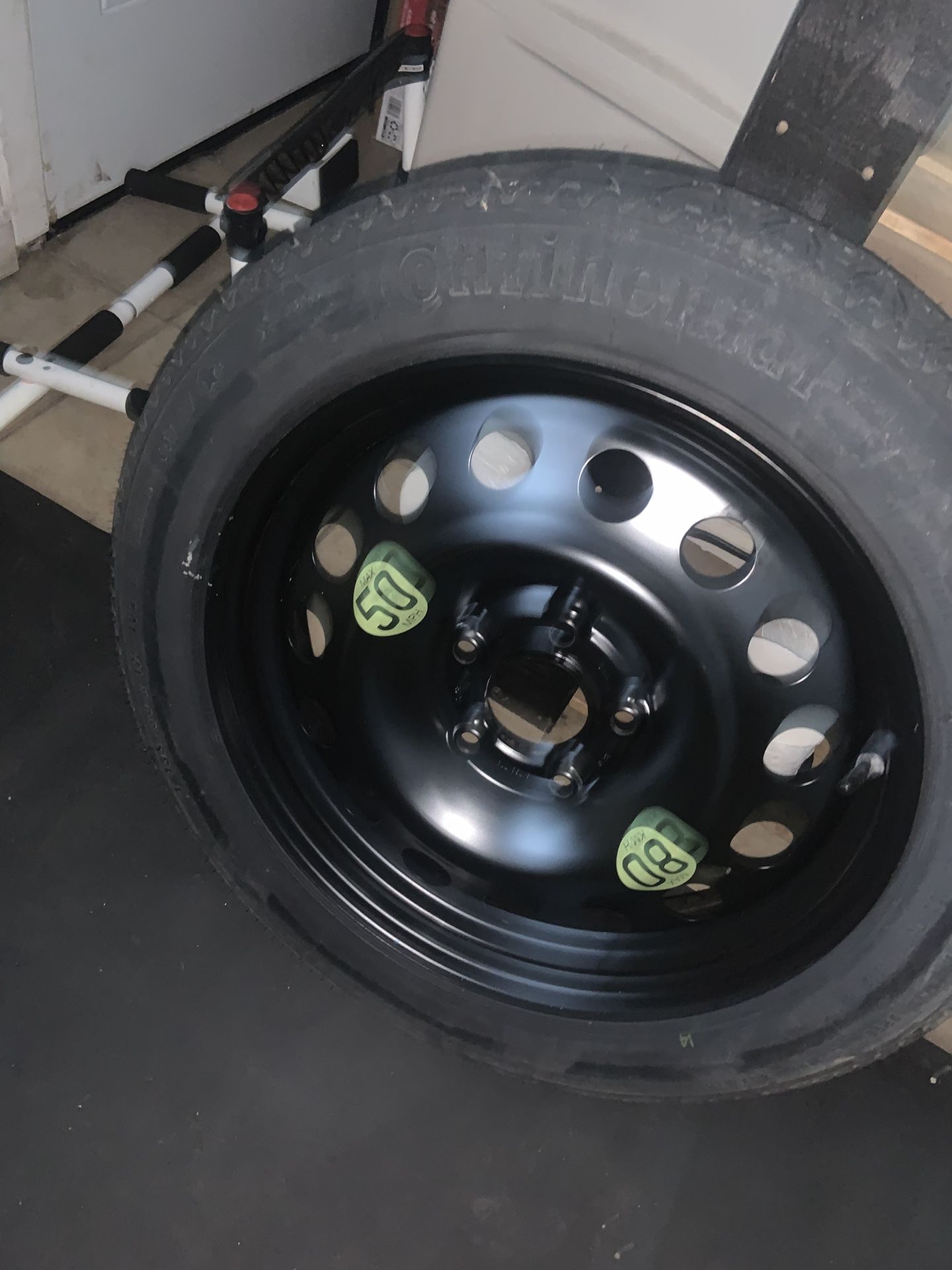 spare donut tire