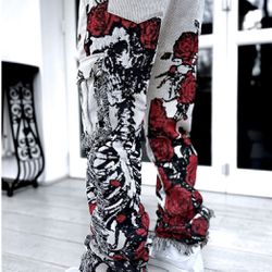 Death Rose Tapestry pants 