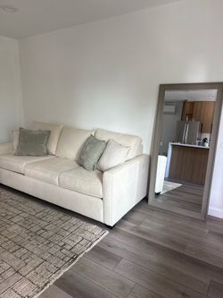 Beige couch