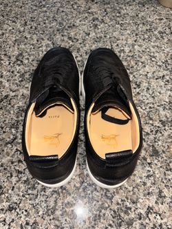 Men’s Louis Junior Leather Low-Top Sneakers Christian Louboutin