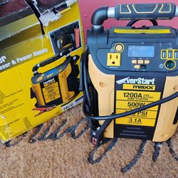 Everstart Maxx J5CPDE 1200 Peak Amps Jump Starter / PLS READ