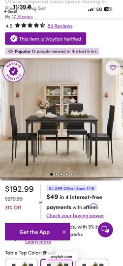 Dining room set