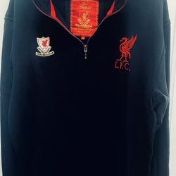 Liverpool Official—Unisex Liverpool FC 1/4 Quarter Zip Pullover