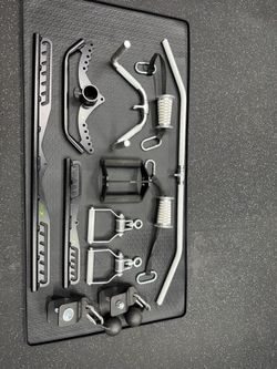 Various cable attachments from prime fitness, rogue and rep fitness
