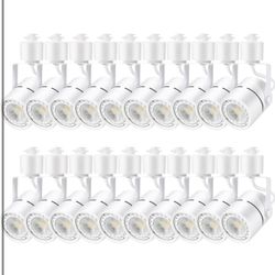 Brand New In The Box-Motrackcao 10W LED Track Lighting Heads - Adjustable Track Lighting Fixtures for Retail Artwork-Cool White 4000K-H Type Track Lig