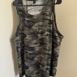 Camo Tank Top Men’s Large 