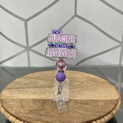Glitter Badge Reel