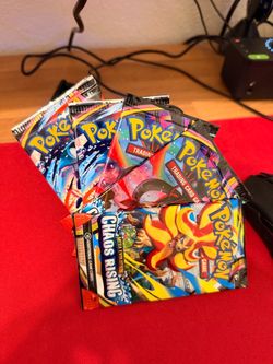Pokemon Chaos Rising Booster packs
