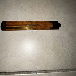 Antique Lufkin No. 386 Rule Pocket Ruler Pre 1930 12 Inch