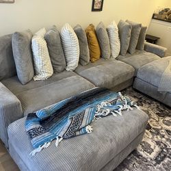 5-Piece Corduroy Sectional 