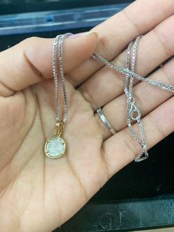 Atocha Coin In Gold Bezel Necklace