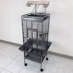 (New) $130 Bird Cage 61-inch Tall with Rolling Stand for for Parrots Parakeets Conures Lovebird Cockatoo
