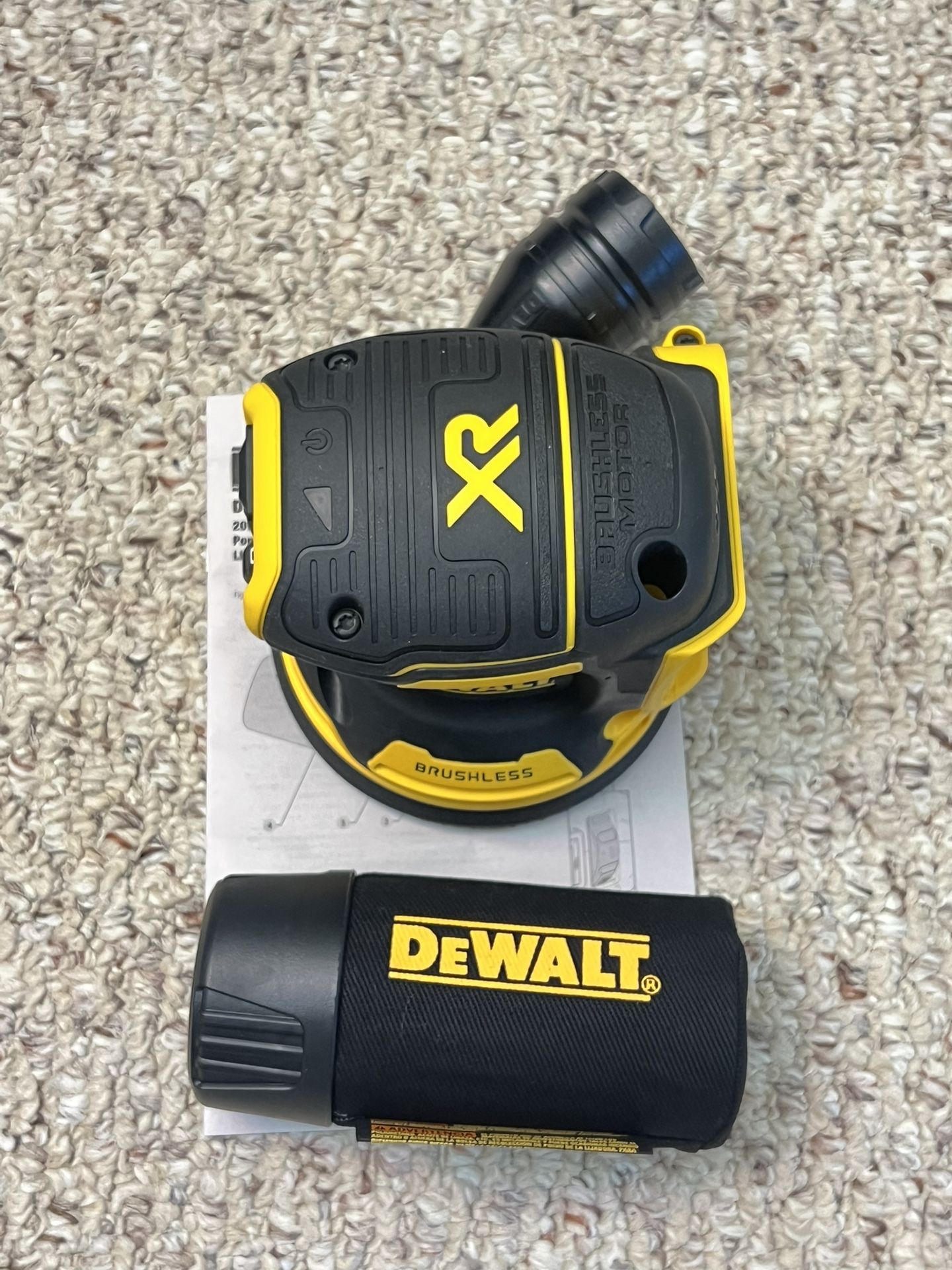 DEWALT 20V XR Brushless Orbital Sander, Tool Only (DCW210B)