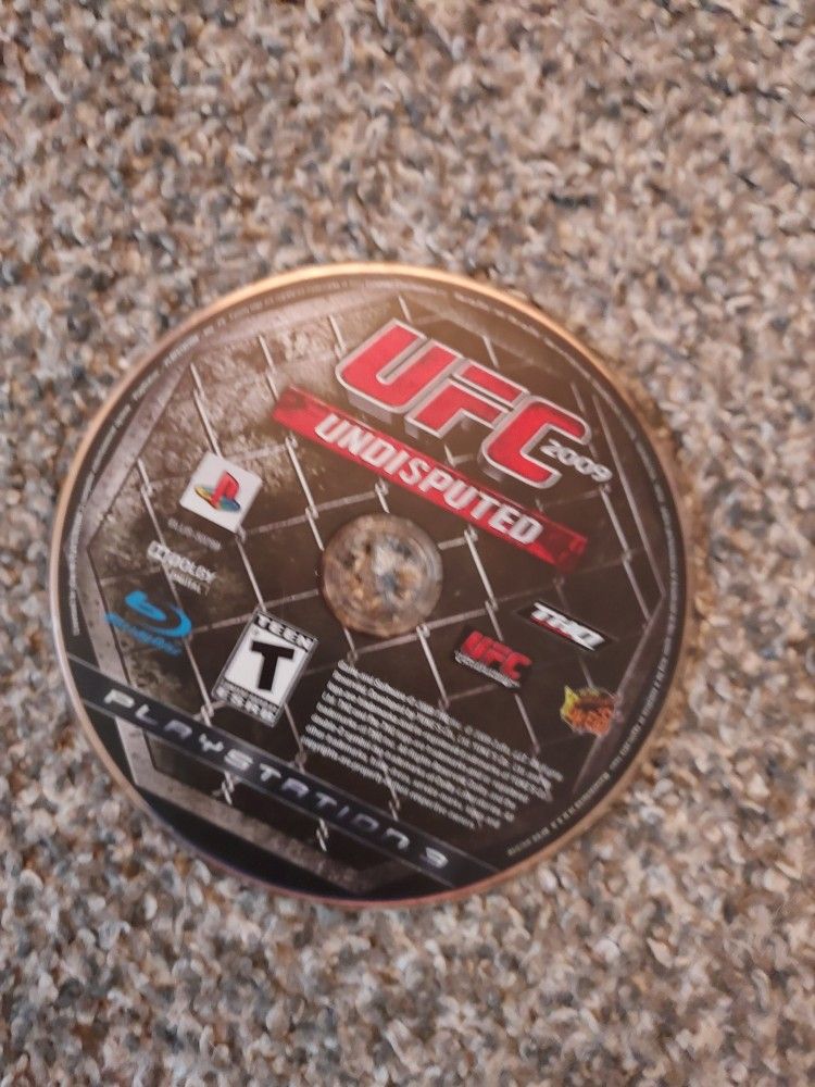 Ps3 Playstation Three Ufc Undisputed 2009