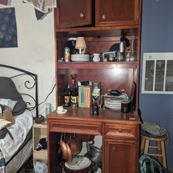 Coffee Bar/Microwave Hutch 