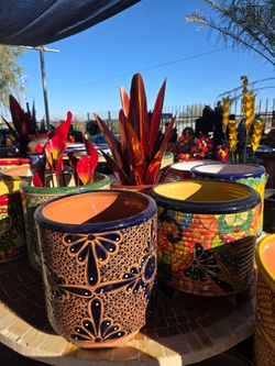 🪴Luxury Looks for less Talavera & Terracotta🌷metal art Imports
