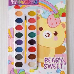 Berry Sweet Paint Box Colortivity Book NEW 