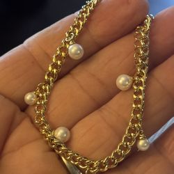 14k gold plated bracelet
