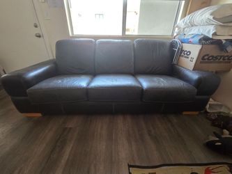 Leather couch