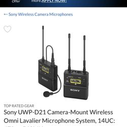 Sony Uwp D21 Microphone
