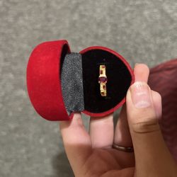 18k Gold Plated Ring 9 Size 