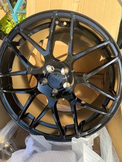 Gloss Black rims for mustang