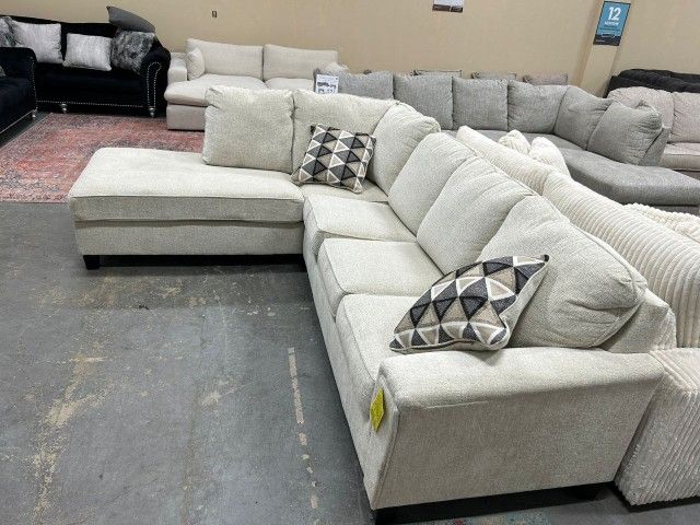 ABINGER NATURAL RAF SLEEPER SECTIONAL