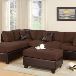 Sectional And Ottoman 