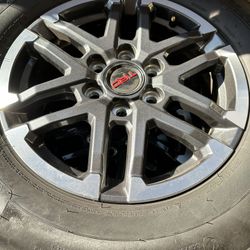 2024 Toyota Tacoma 18” Rims And Tires.