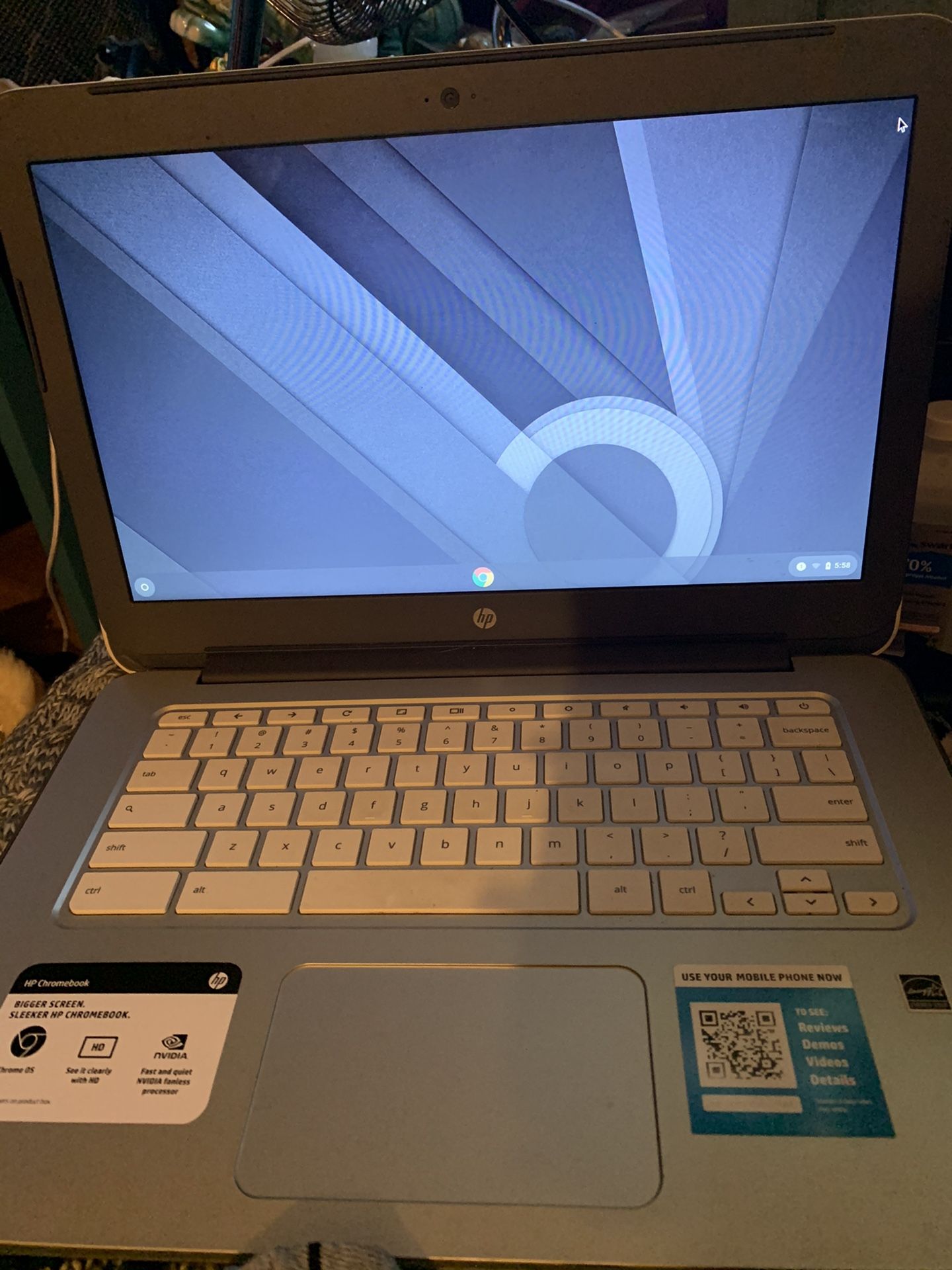 Hp chrome laptop