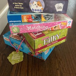 Puzzles And Board Games Set
