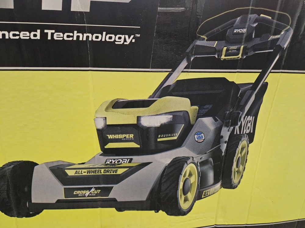 Ryobi  Self-Propelled AWD multi blade lawn mower. 