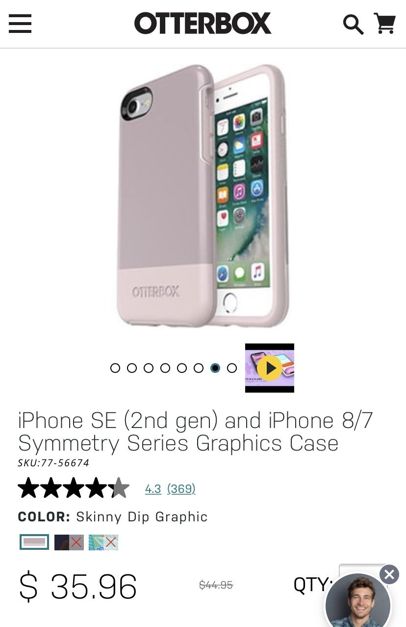 Otterbox Case For iPhone 8