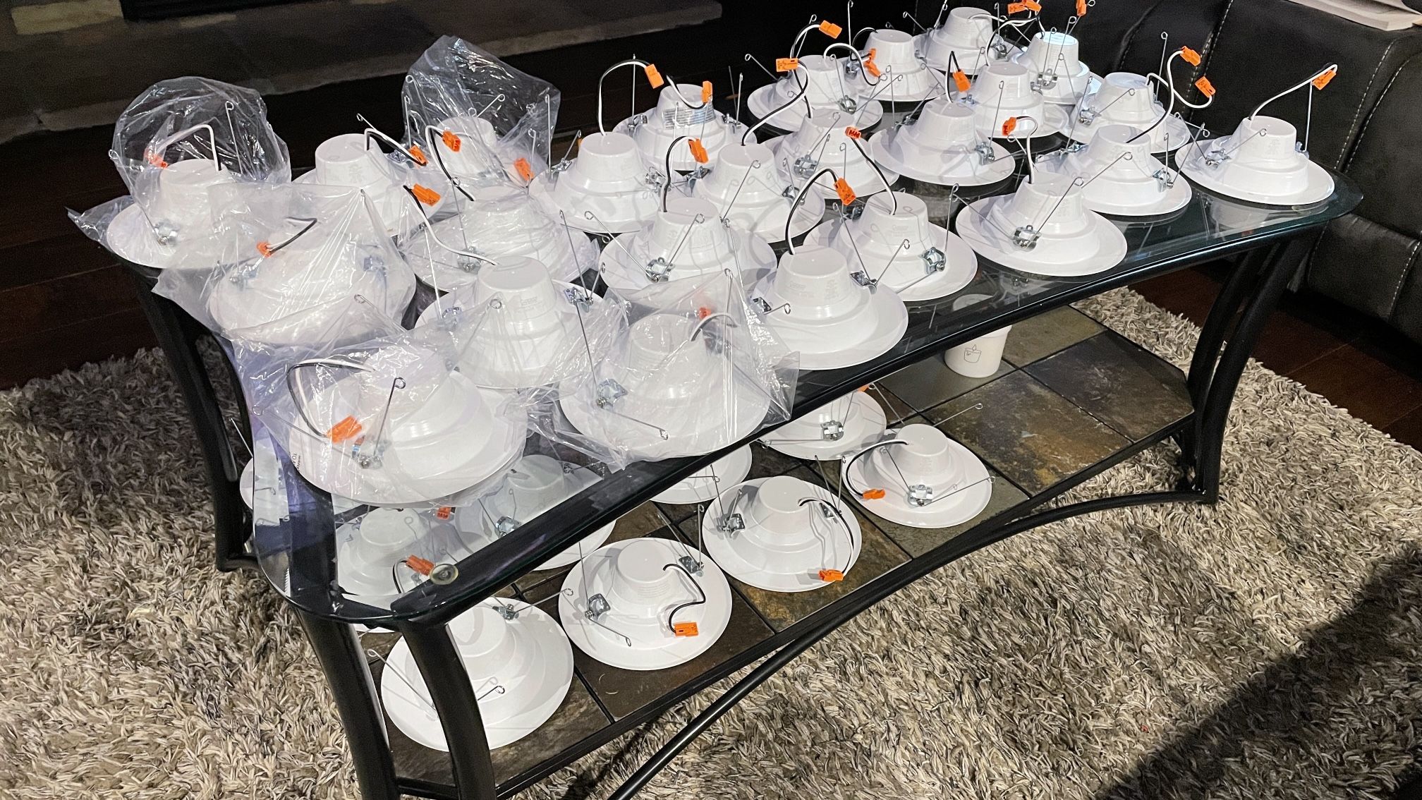 36 Retrofit can lights