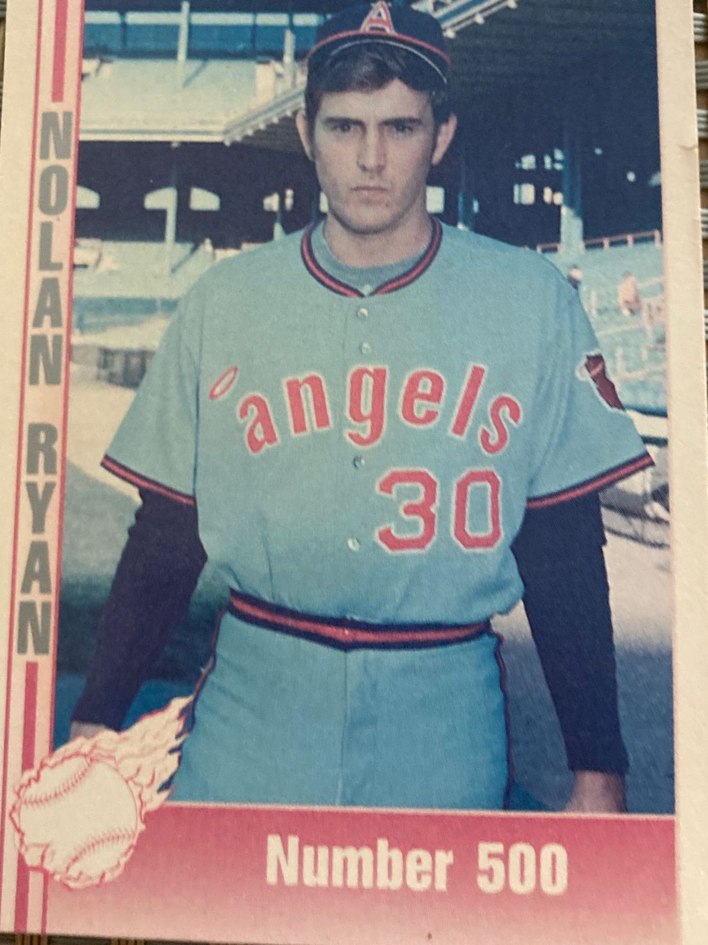 Nolan Ryan 1972 Pacific Baseball Card #125 - Number 500
