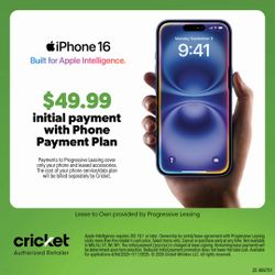 iPhone 16 - $49.99