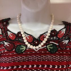 Vintage Single Strand Freshwater Pearl Necklace