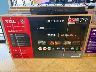 TCL 75inch QLED Brand New Smart Tv