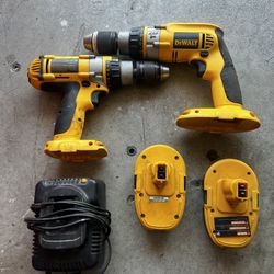 Dewalt DCD951 & DW989 Hamer Drill $18v With Battery And Charger