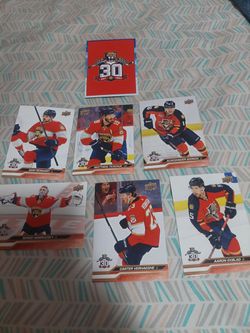 Unopened 30th Anniversary Upperdeck Florida Panthers Cards