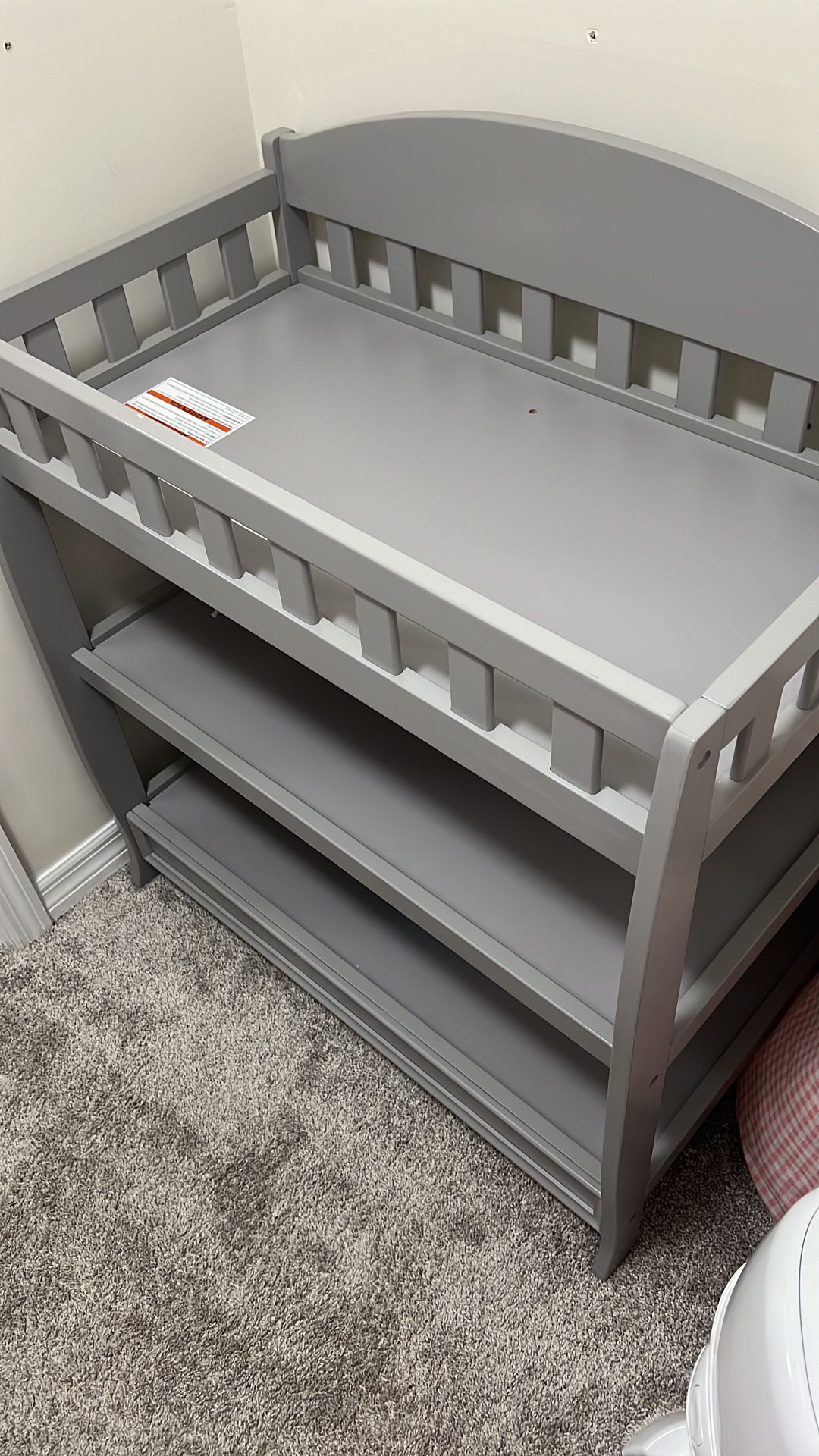 Infant changing table Grey